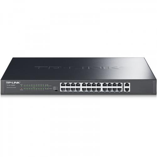 TP-Link TL-SL1226MP 深度解析 24口百兆PoE+千兆上联的监控网络实用之选
